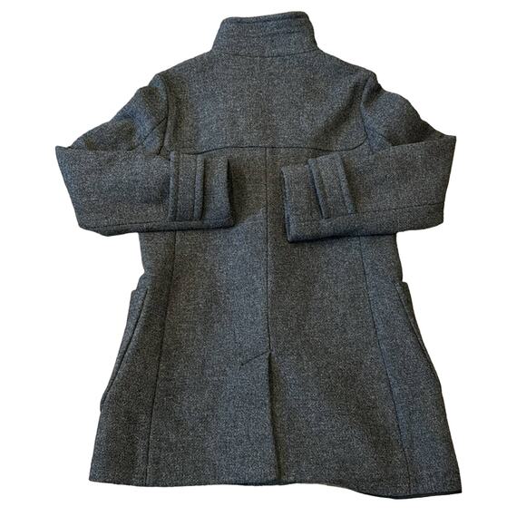 Banana Republic Women's Wool Toggle Coat Dark Gray Size M - Picture 5 of 10
